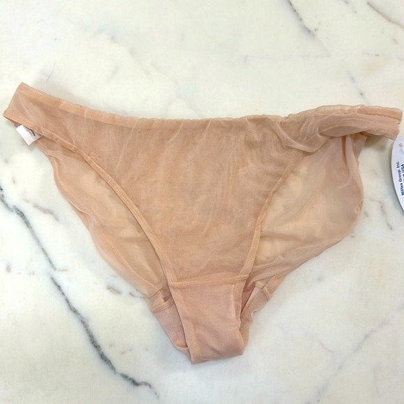 NWT Timpa Mesh Bikini cut Panty - Nude size Large - Picture 4 of 6